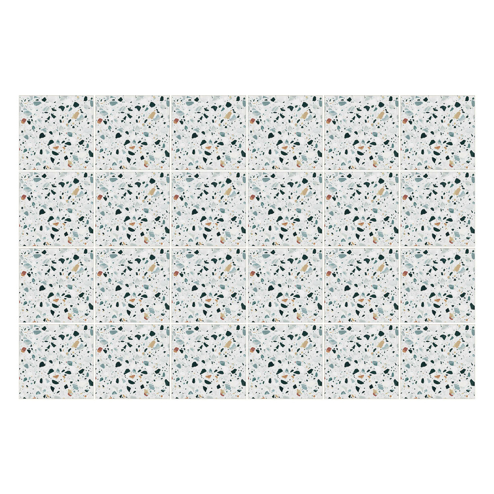 Autocolante pentru gresie Forme și pete abstracte