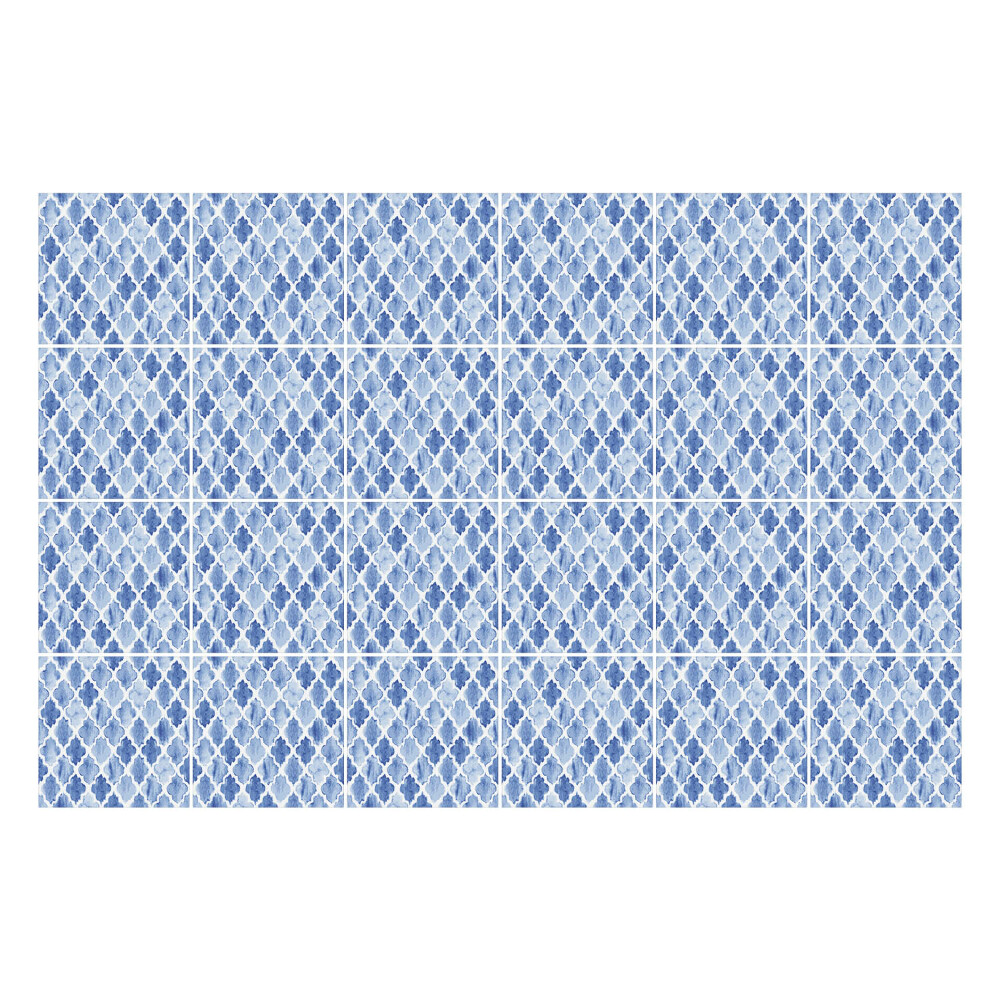 Autocolante gresie Motivul la scară într-o grilă