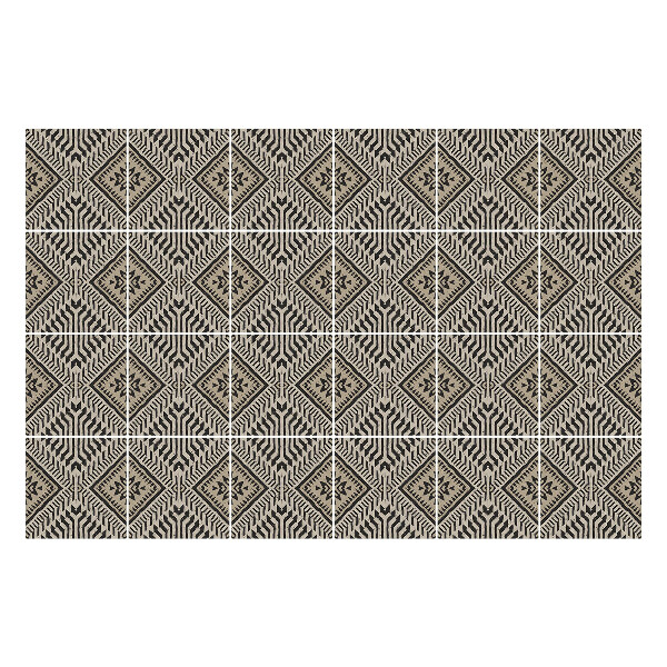 Autocolante gresie si faianta Motive geometrice cu romburi