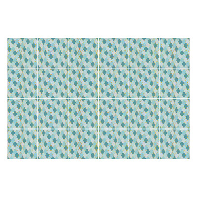 Autocolante gresie si faianta Forme încrucișate într-o grilă