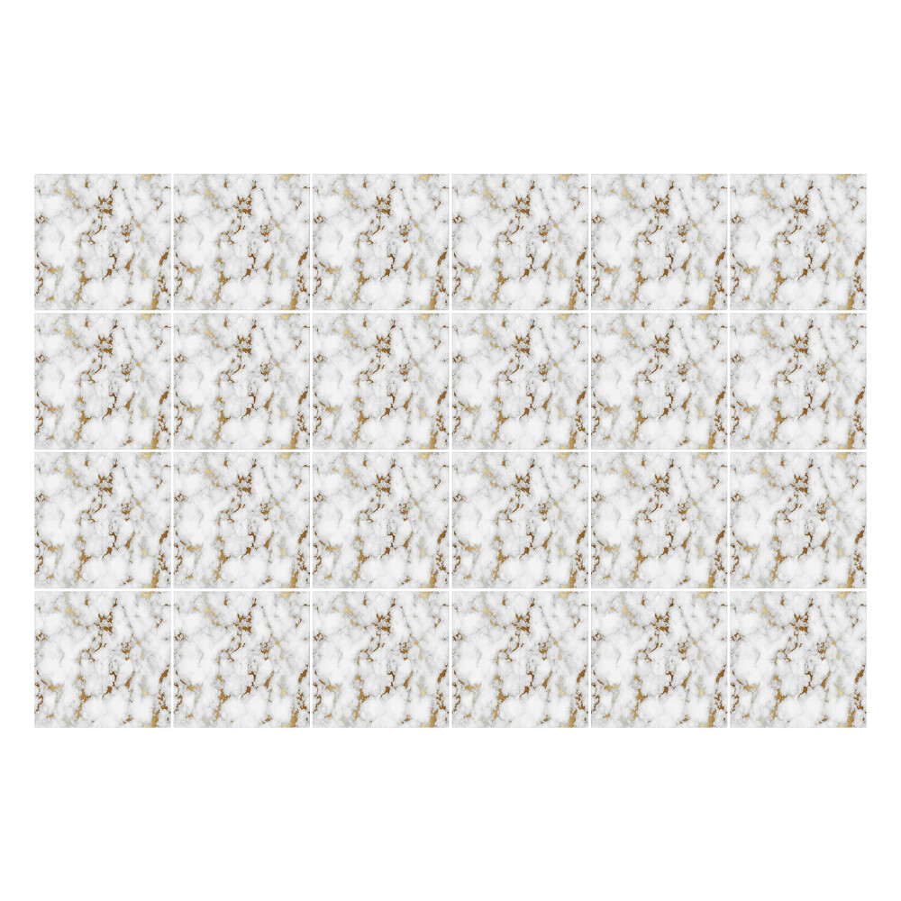 Autocolante pentru gresie Vene delicate de marmură