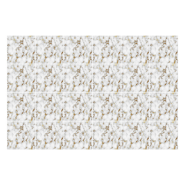 Autocolante pentru gresie Vene delicate de marmură