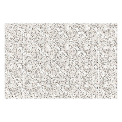 Autocolante gresie si faianta Frunze tropicale într-un aranjament