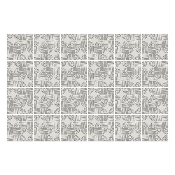 Autocolante gresie Arce încrucișate într-o grilă