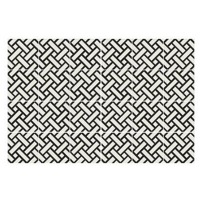 Autocolante pentru gresie Țesături geometrice