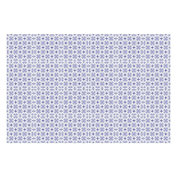 Autocolante pentru gresie Motive florale delicate