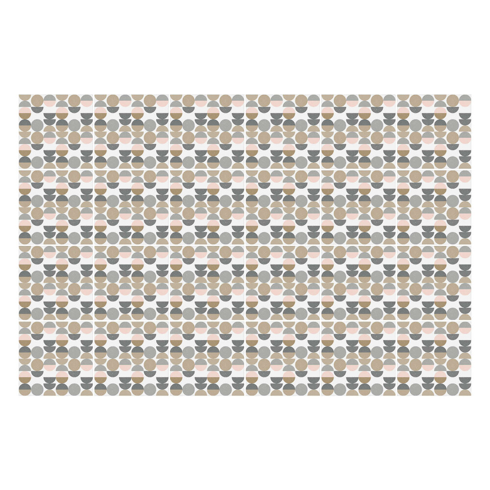 Autocolante gresie si faianta Motive geometrice ovale