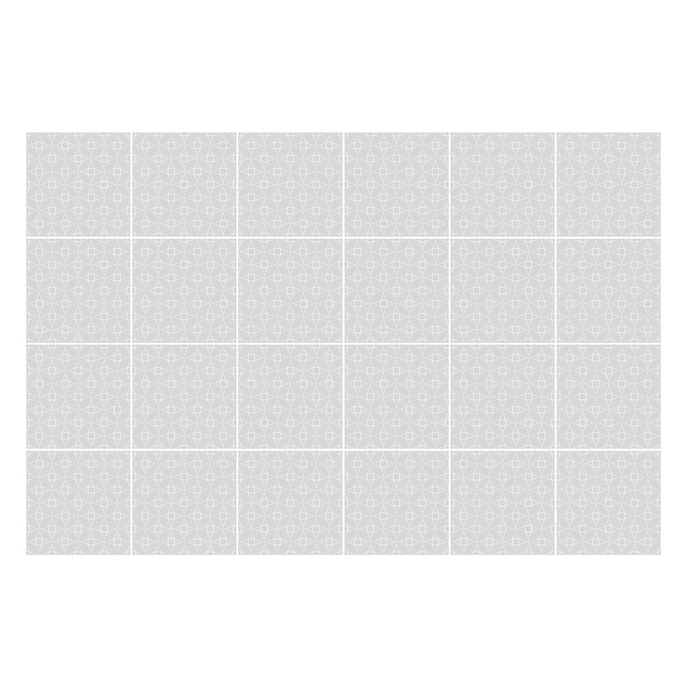 Autocolante gresie Figuri geometrice într-o grilă