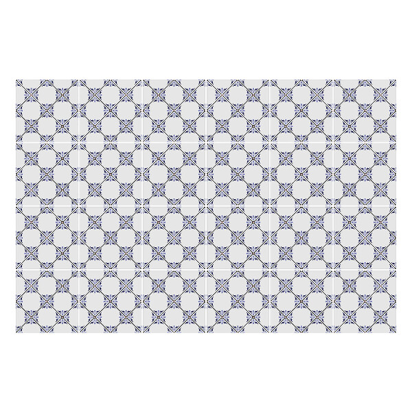 Autocolante gresie si faianta Geometrie în simetrie