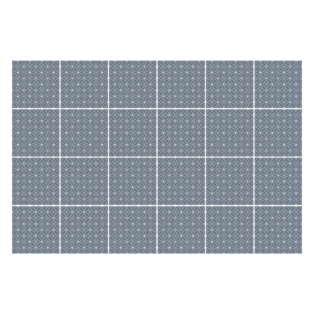 Autocolante gresie si faianta Motive florale delicate