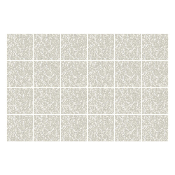 Autocolante gresie Frunze delicate la rând