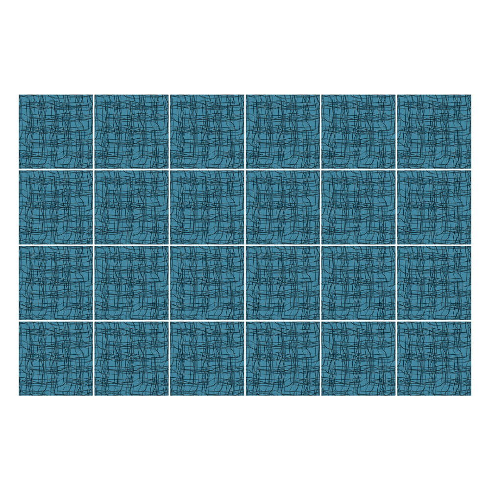 Autocolante gresie Linii geometrice într-o grilă