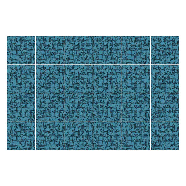 Autocolante gresie Linii geometrice într-o grilă