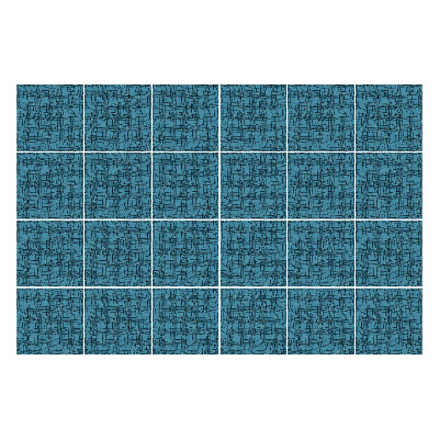 Autocolante gresie Linii geometrice într-o grilă