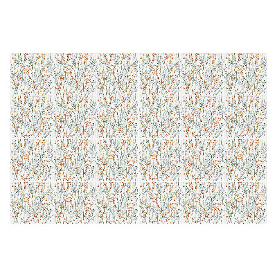 Autocolante gresie si faianta Ramuri delicate cu flori