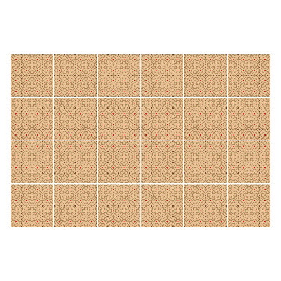 Autocolante pentru gresie Motiv floral delicat