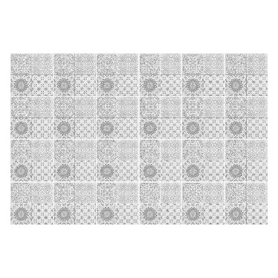 Autocolante gresie Motive florale și geometrice