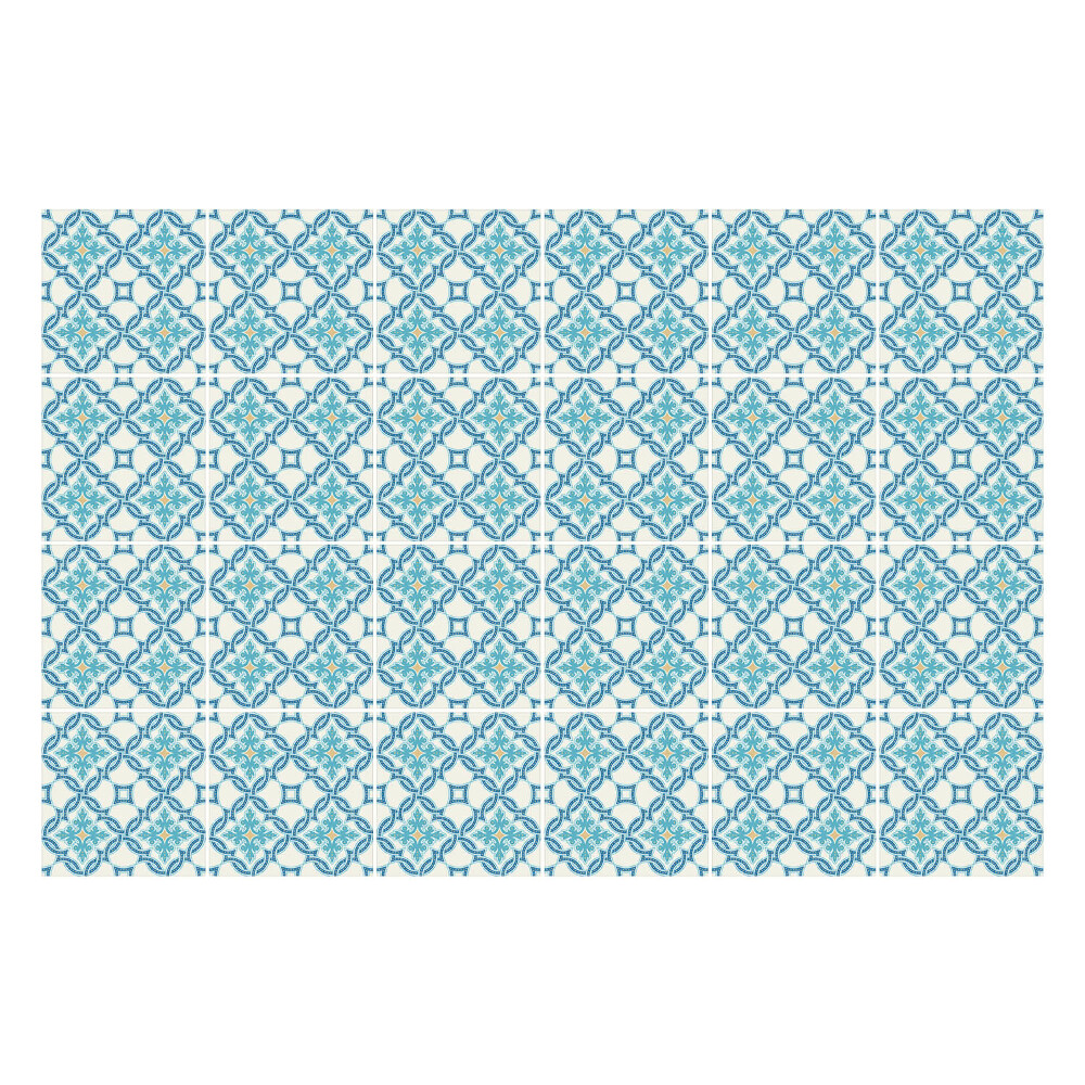 Autocolante gresie si faianta Motive florale geometrice