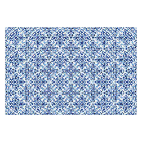 Autocolante gresie si faianta Ornamente florale în stil clasic