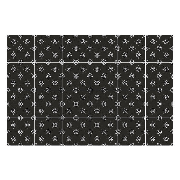 Autocolante pentru gresie Forme geometrice într-o grilă