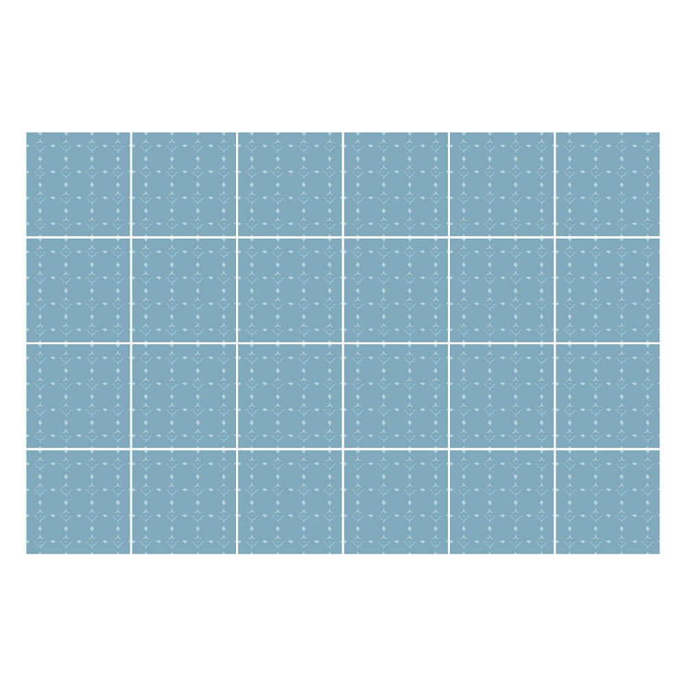 Autocolante gresie si faianta Motiv geometric delicat