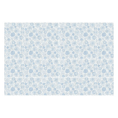 Autocolante gresie Spirale și valuri delicate