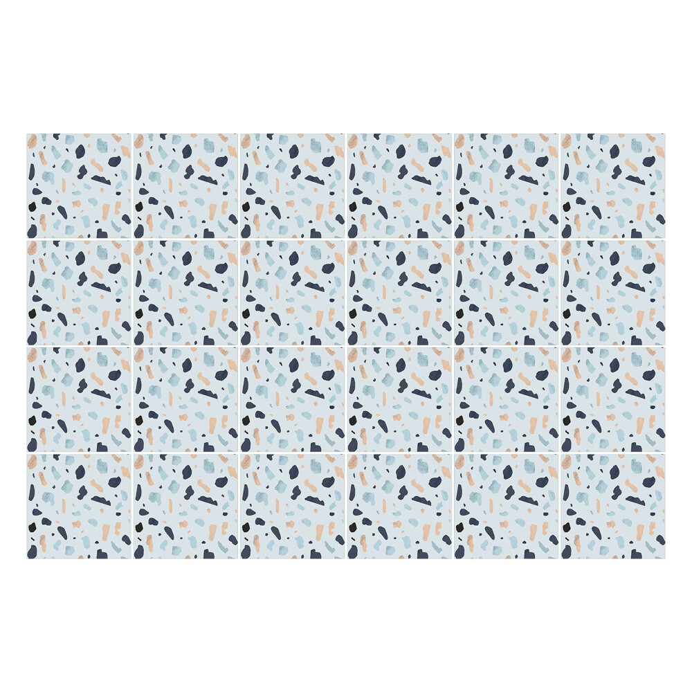 Autocolante gresie Forme abstracte în mișcare