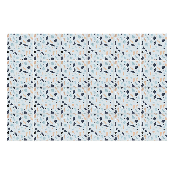 Autocolante gresie Forme abstracte în mișcare