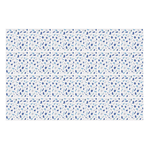 Autocolante pentru gresie Pete și forme abstracte