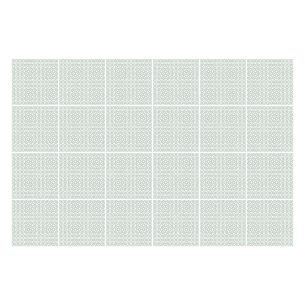 Autocolante pentru gresie Motiv geometric delicat