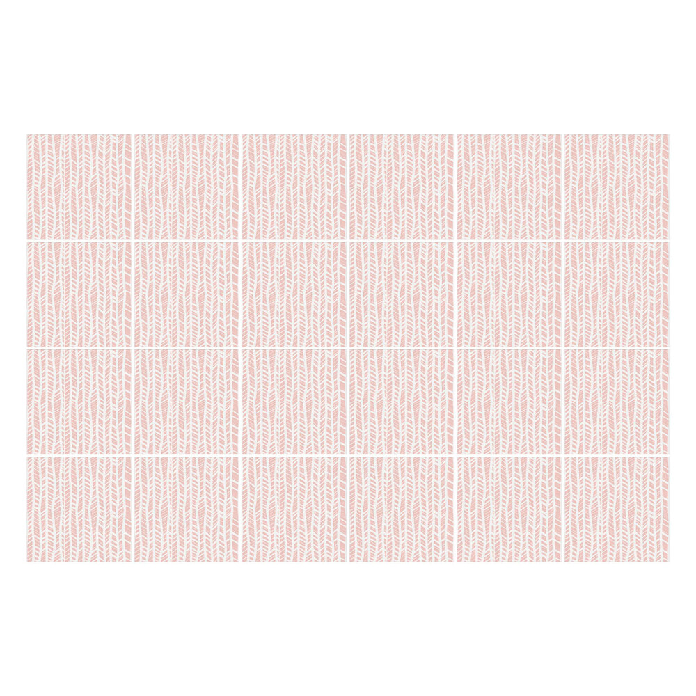 Autocolante gresie Crenguțe delicate la rând