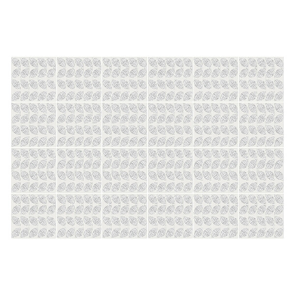 Autocolante pentru gresie Motiv cu frunze în ritm