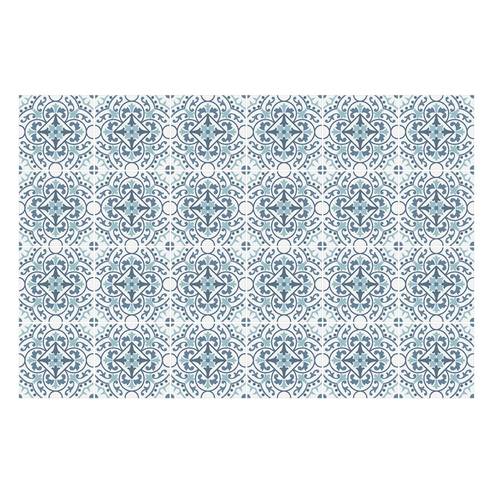 Autocolante gresie Ornamente florale într-o plasă