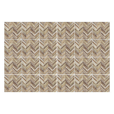 Autocolante pentru gresie Motiv cu oase de pește