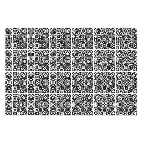 Autocolante gresie Motive geometrice în carouri