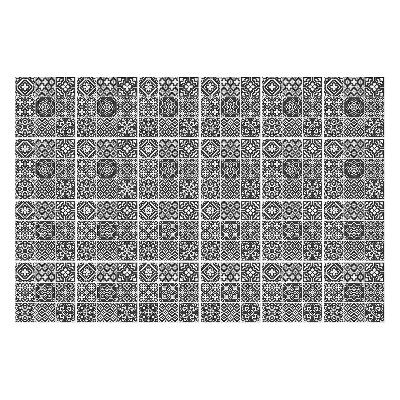 Autocolante gresie Motive geometrice în carouri