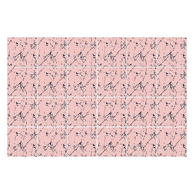 Autocolante gresie Linii și puncte abstracte