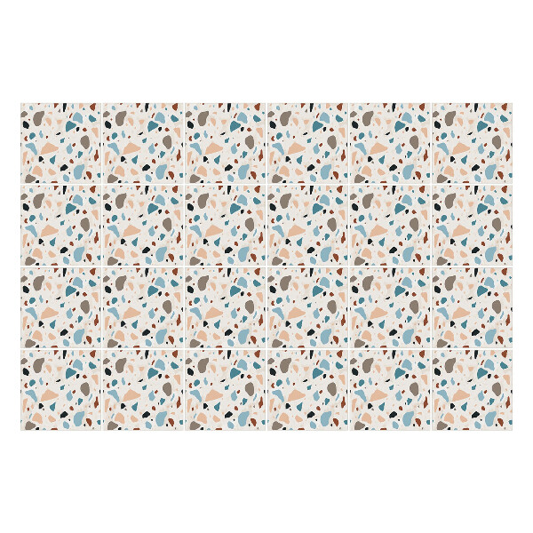 Autocolante pentru gresie Forme și pete abstracte