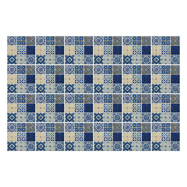 Autocolante pentru gresie Dale grecești într-un aspect