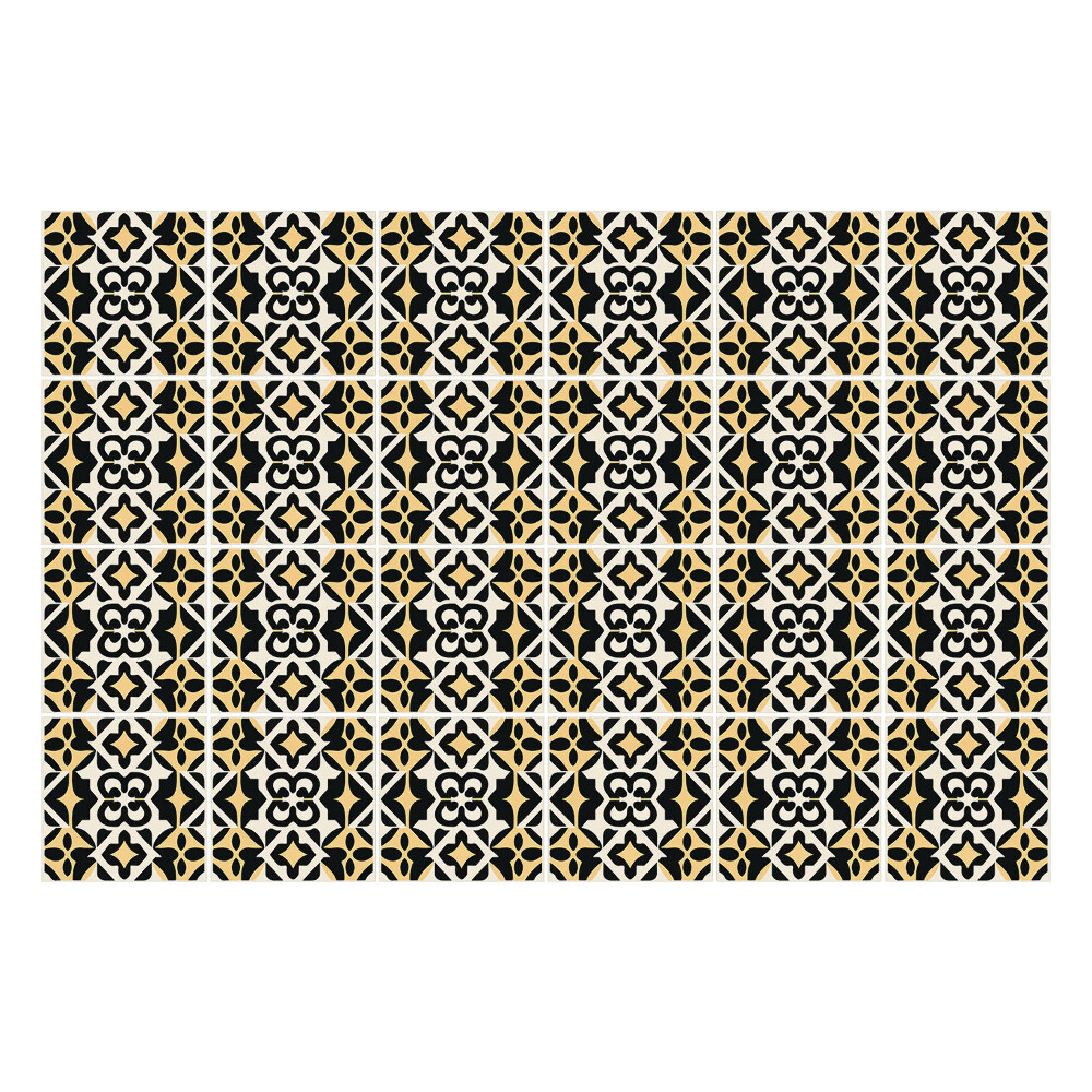 Autocolante gresie Motive florale geometrice