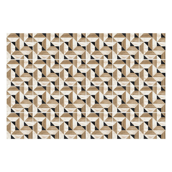 Autocolante gresie si faianta Triunghiuri geometrice