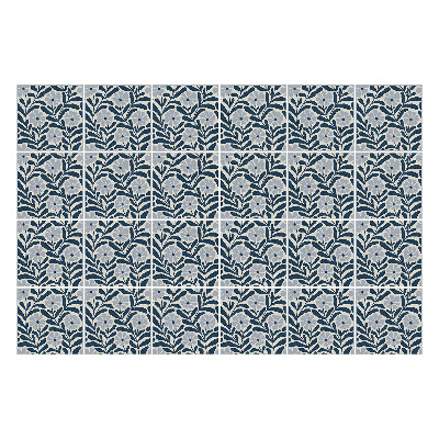 Autocolante pentru gresie Model floral