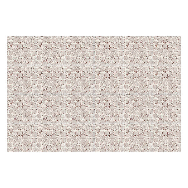 Autocolante pentru gresie Trunchiuri mici de copaci