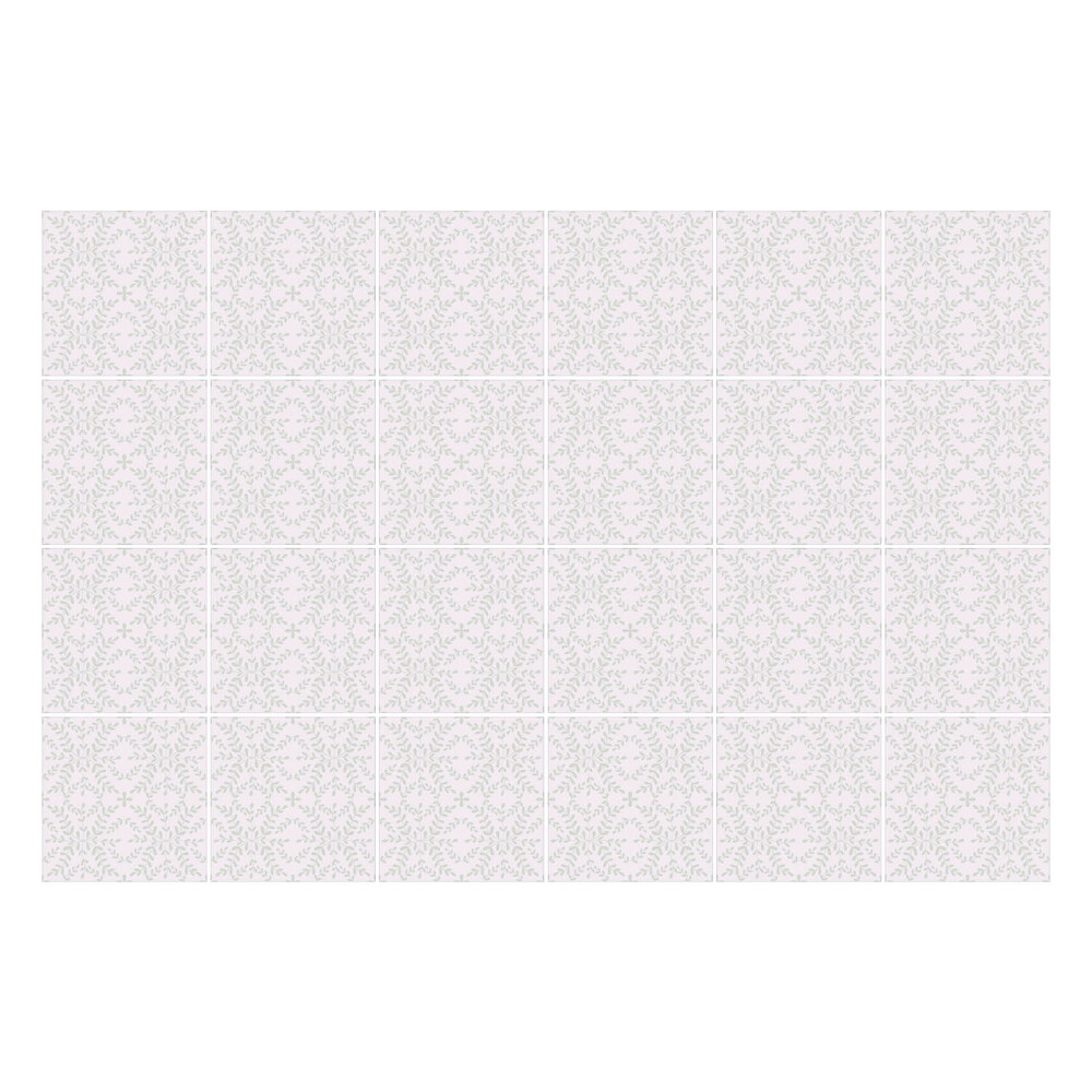 Autocolante gresie Motiv floral delicat