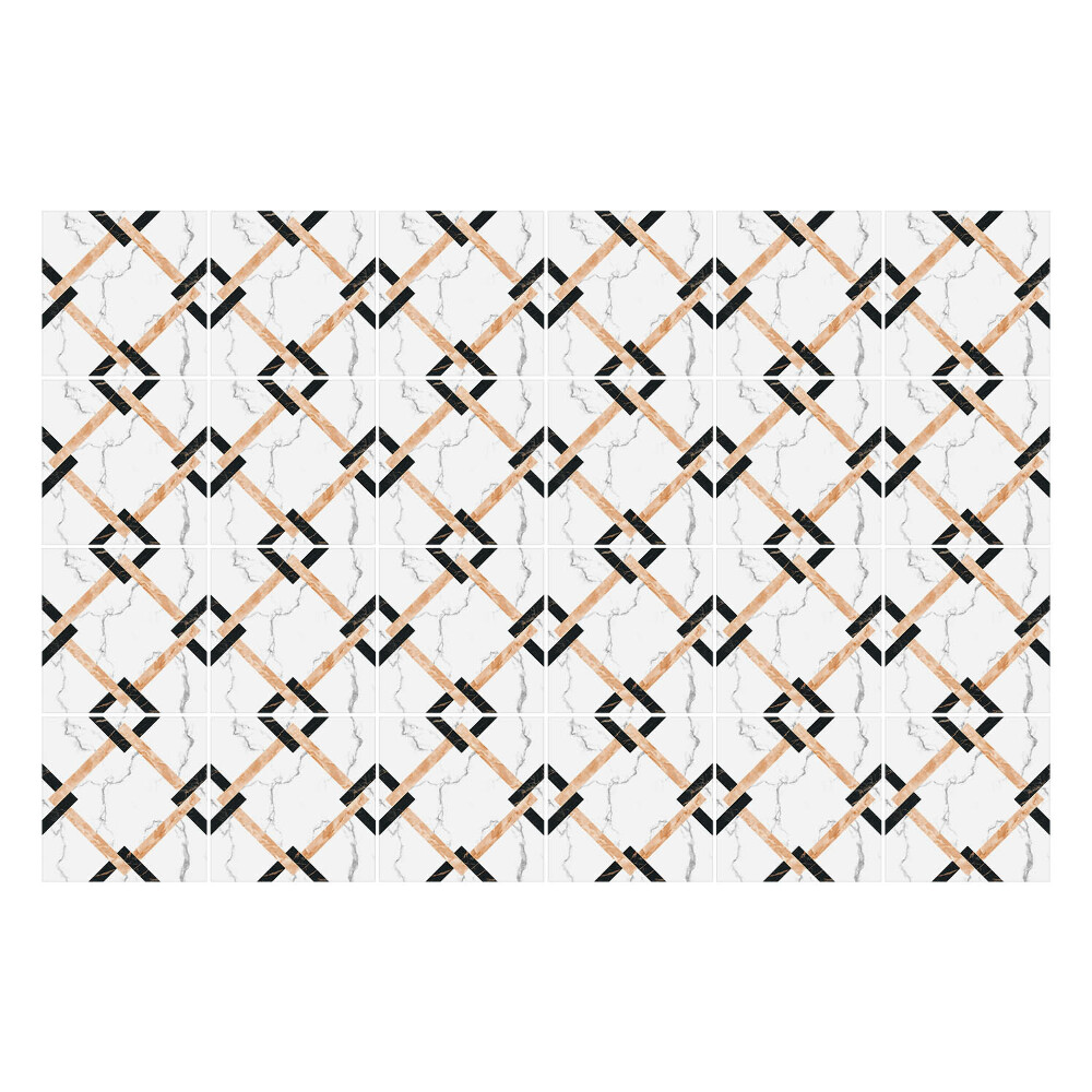 Autocolante gresie si faianta Romburi geometrice într-o grilă