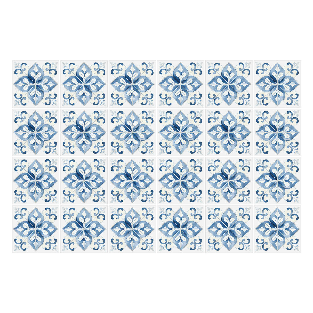 Autocolante gresie si faianta Ornamente florale în gresie