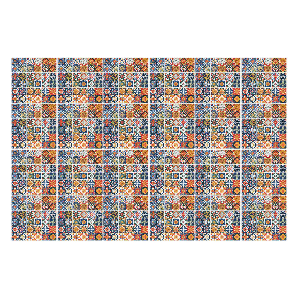 Autocolante gresie Mozaic colorat