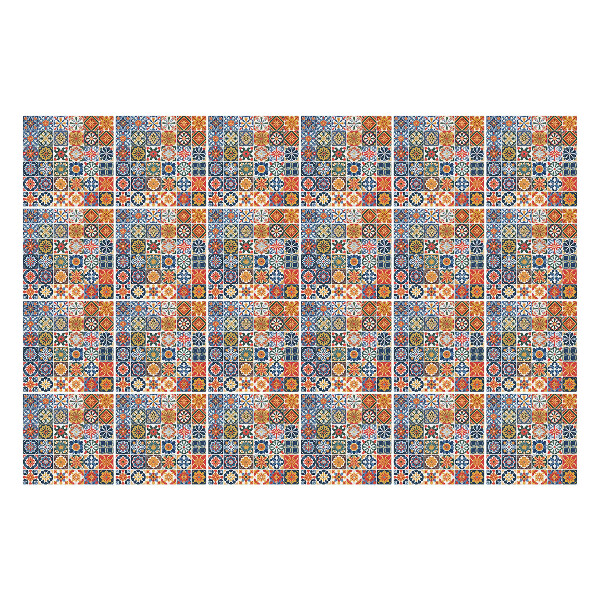 Autocolante gresie Mozaic colorat