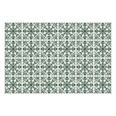 Autocolante gresie Ornamente florale într-o plasă