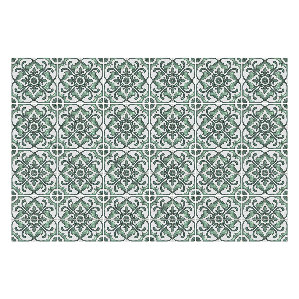 Autocolante gresie si faianta Motive florale elegante